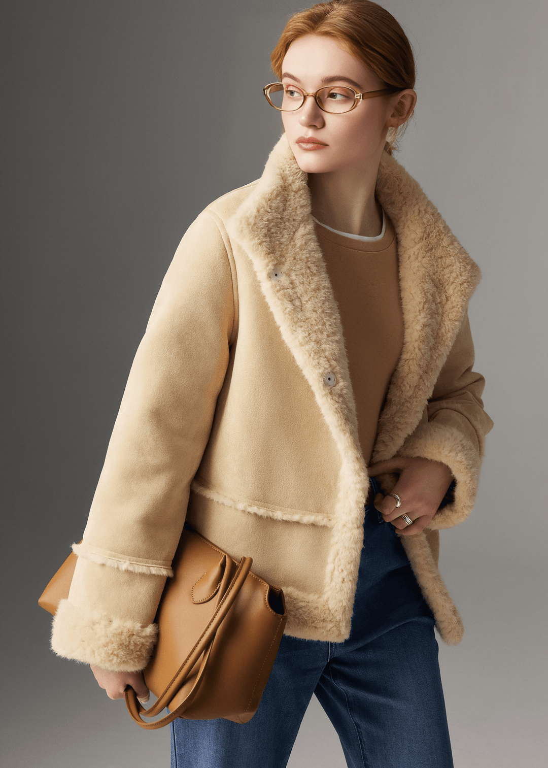 ETHEREAL SHEARLING JACKET - Vera Lumina