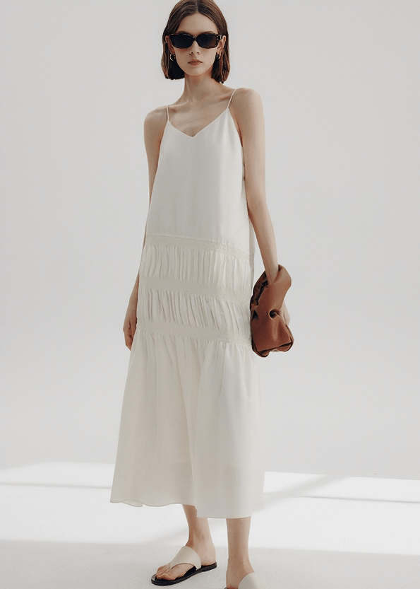 ETHEREAL TIER SLIP DRESS - Vera Lumina