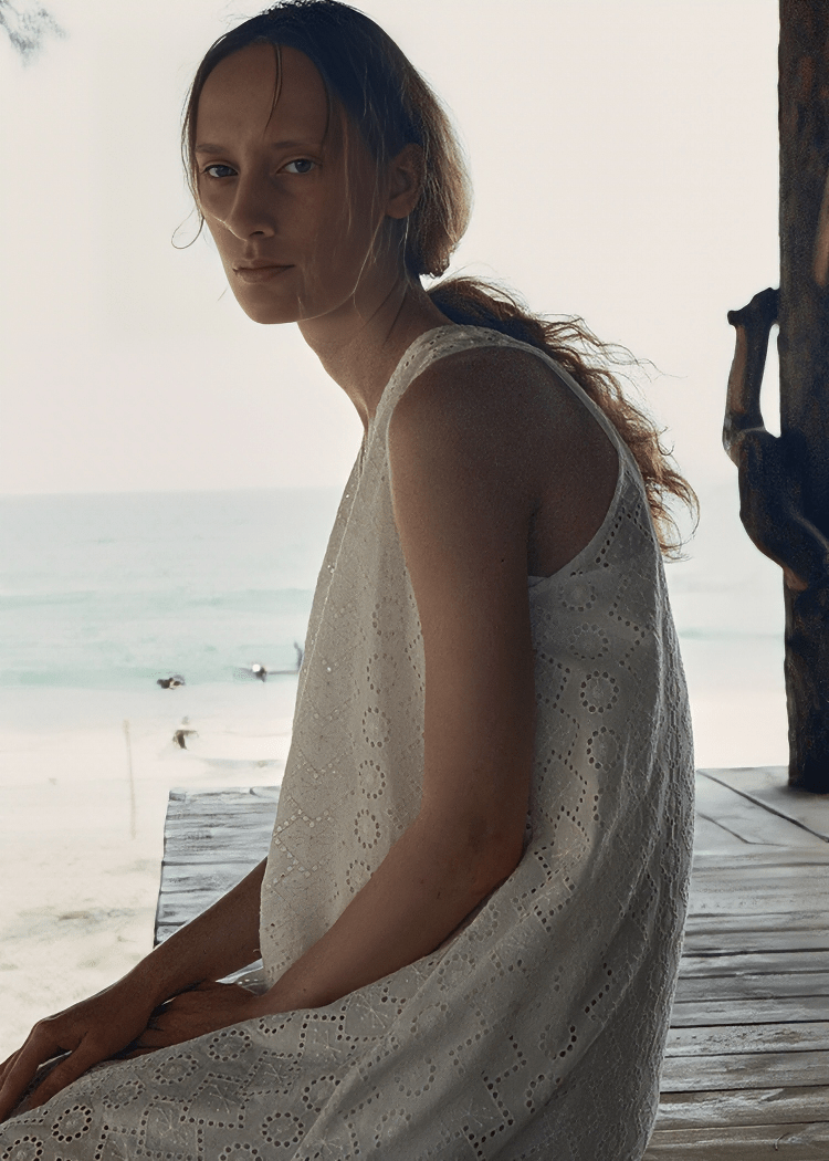 ETHEREAL V - NECK FLOWING MAXI DRESS - Vera Lumina