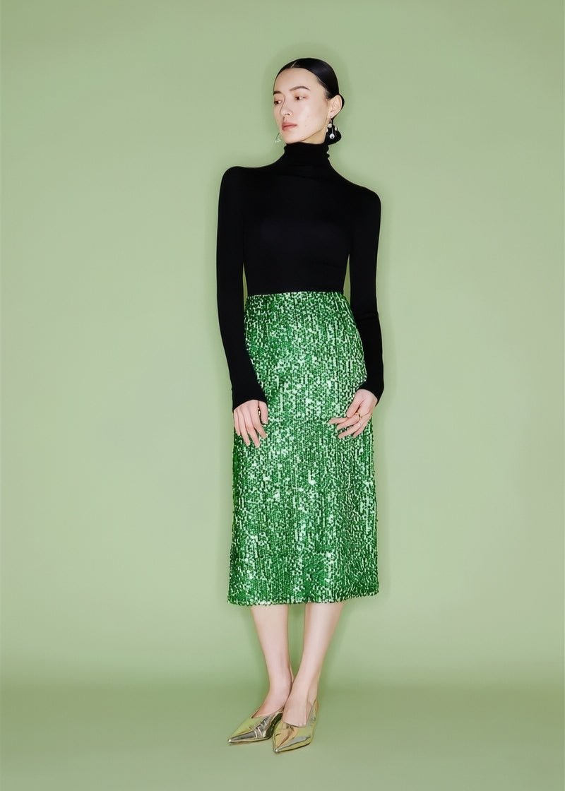 Exquiste sparkling light sequin skirt - Vera Lumina