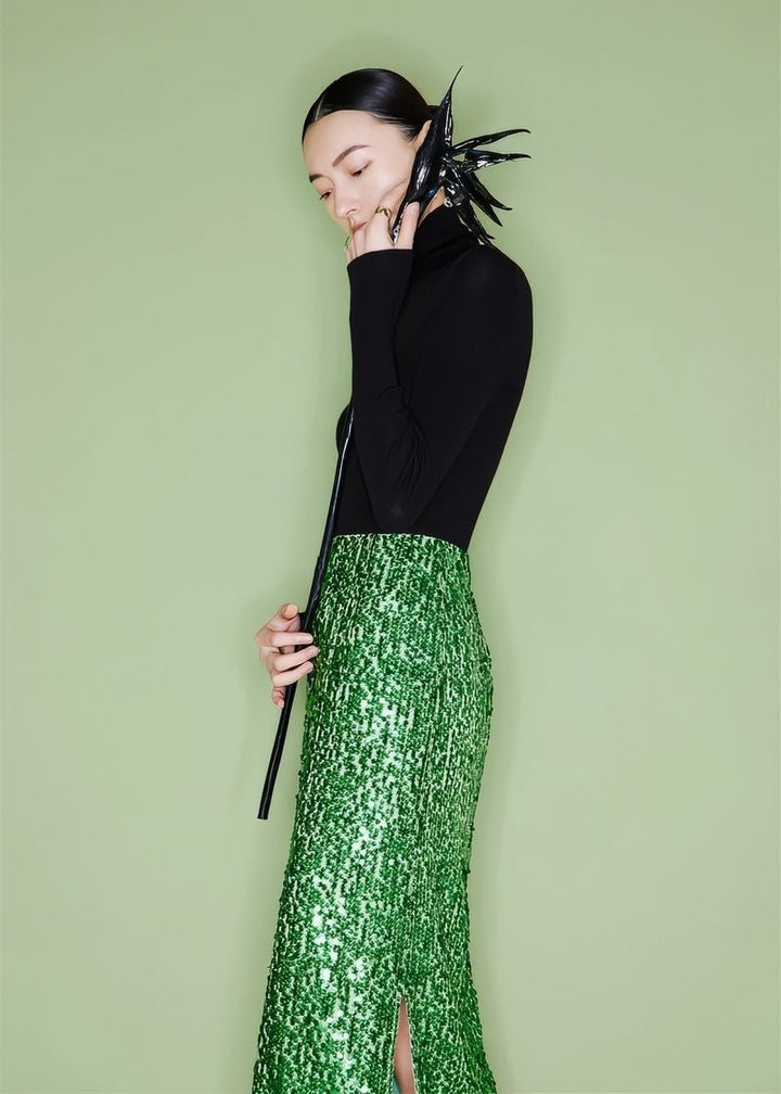 Exquiste sparkling light sequin skirt - Vera Lumina