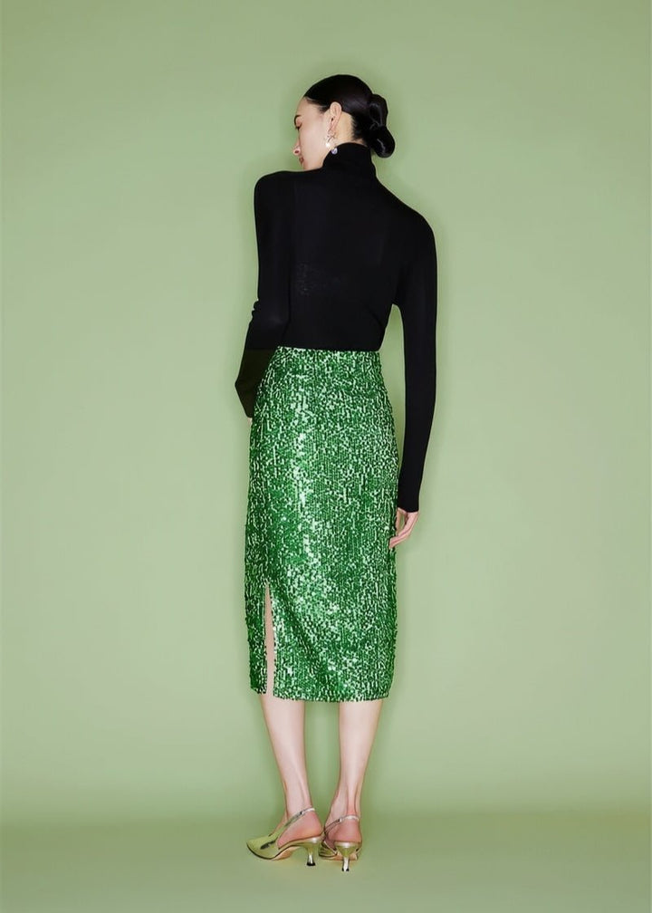 Exquiste sparkling light sequin skirt - Vera Lumina