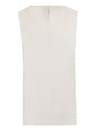 feather diamond sleeveless top & skirt - Vera Lumina