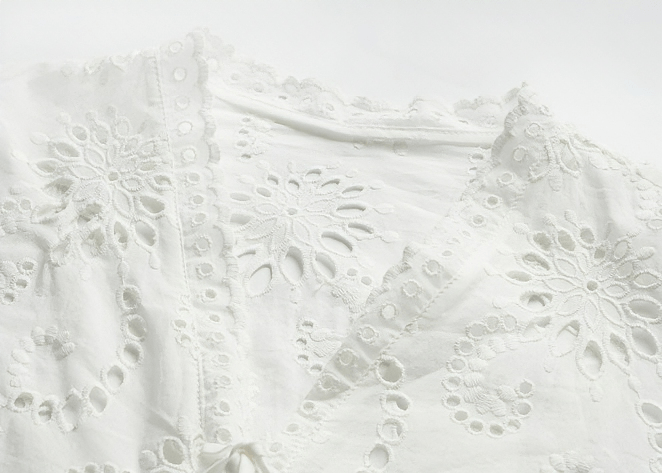 FILIGREE CUTWORK BLOUSE - Vera Lumina
