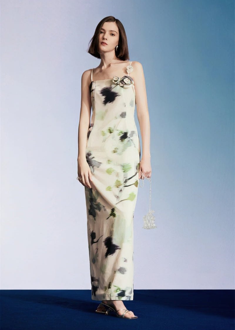 floral slip resort dress - Vera Lumina