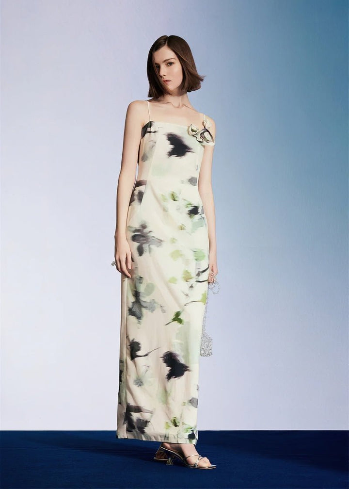 floral slip resort dress - Vera Lumina