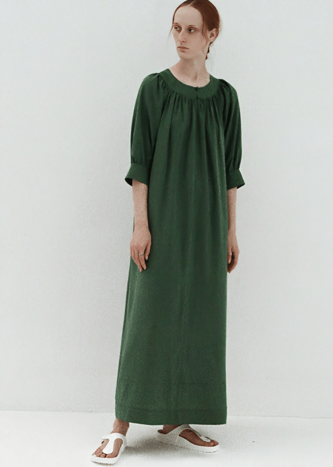 FOLKLORE GATHER DRESS - Vera Lumina