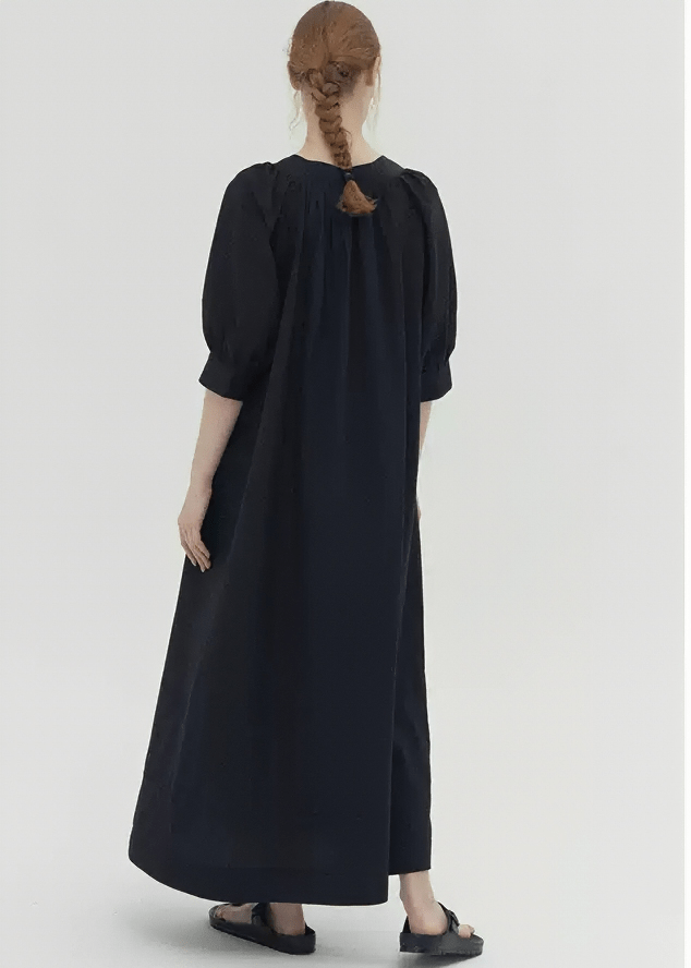 FOLKLORE GATHER DRESS - Vera Lumina