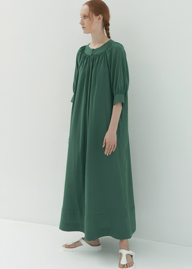 FOLKLORE GATHER DRESS - Vera Lumina