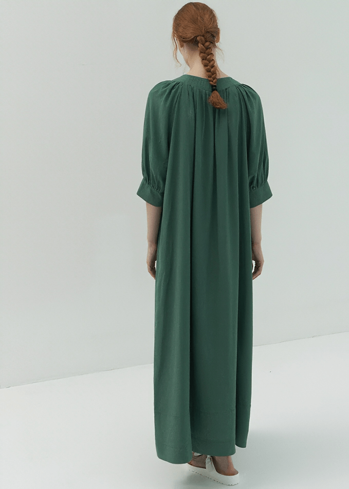 FOLKLORE GATHER DRESS - Vera Lumina