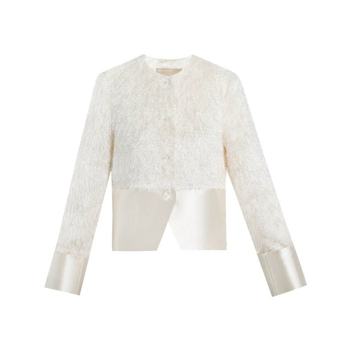 French elegant style half jacket & skirt - Vera Lumina