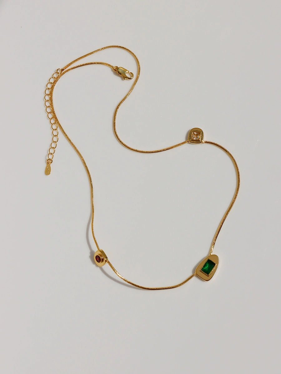 French retro clavicle necklaces - Vera Lumina