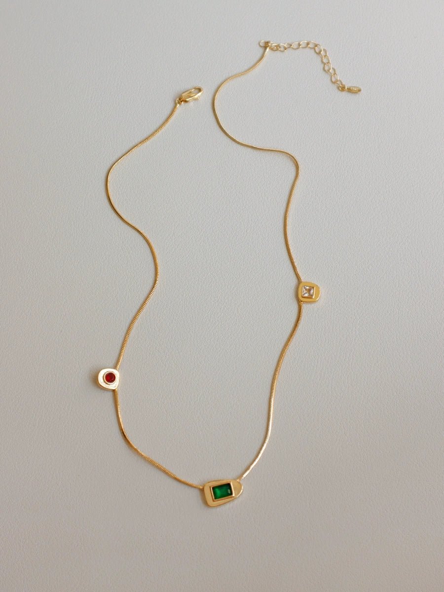 French retro clavicle necklaces - Vera Lumina