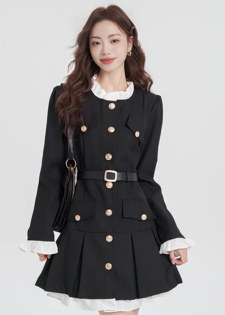 FRENCH RETRO MINI DRESS - Vera Lumina