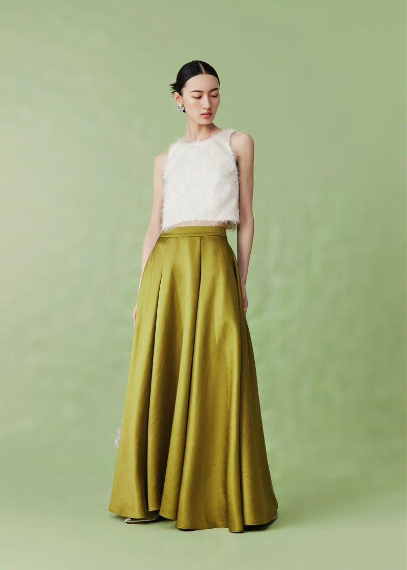 French satin skirt & tops - Vera Lumina