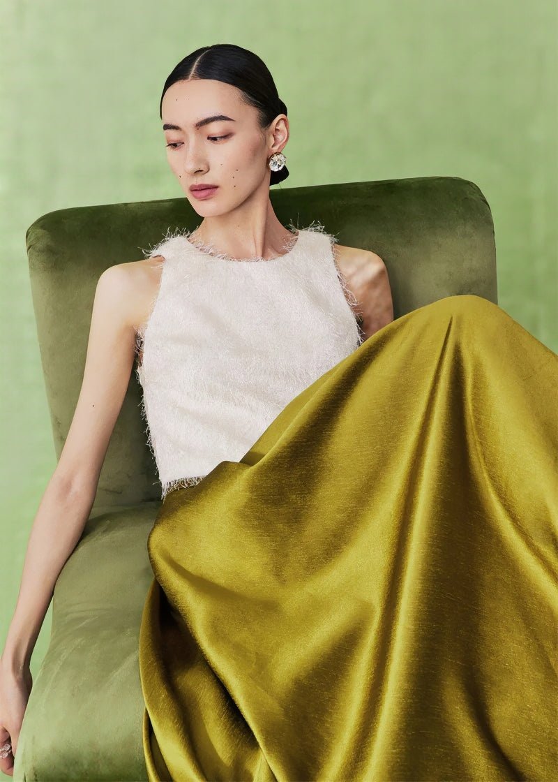 French satin skirt & tops - Vera Lumina