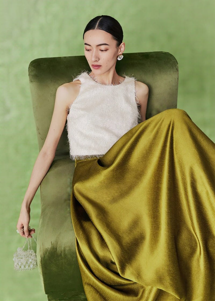 French satin skirt & tops - Vera Lumina