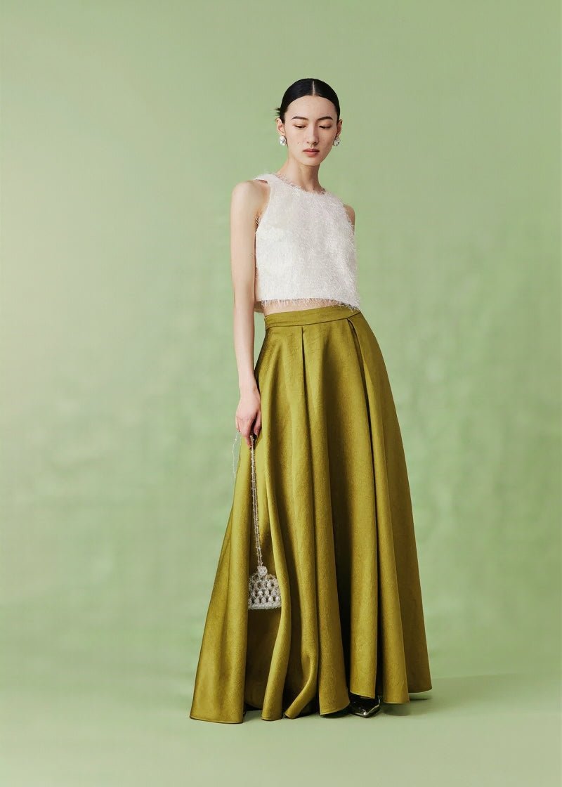 French satin skirt & tops - Vera Lumina
