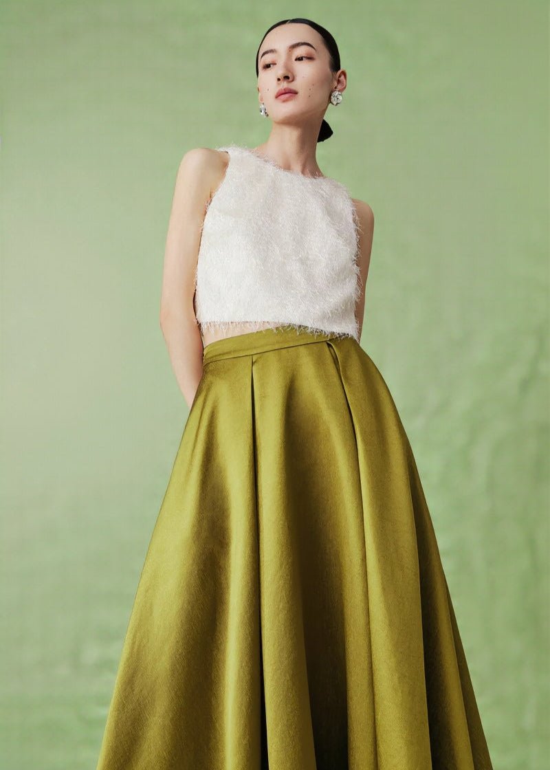 French satin skirt & tops - Vera Lumina
