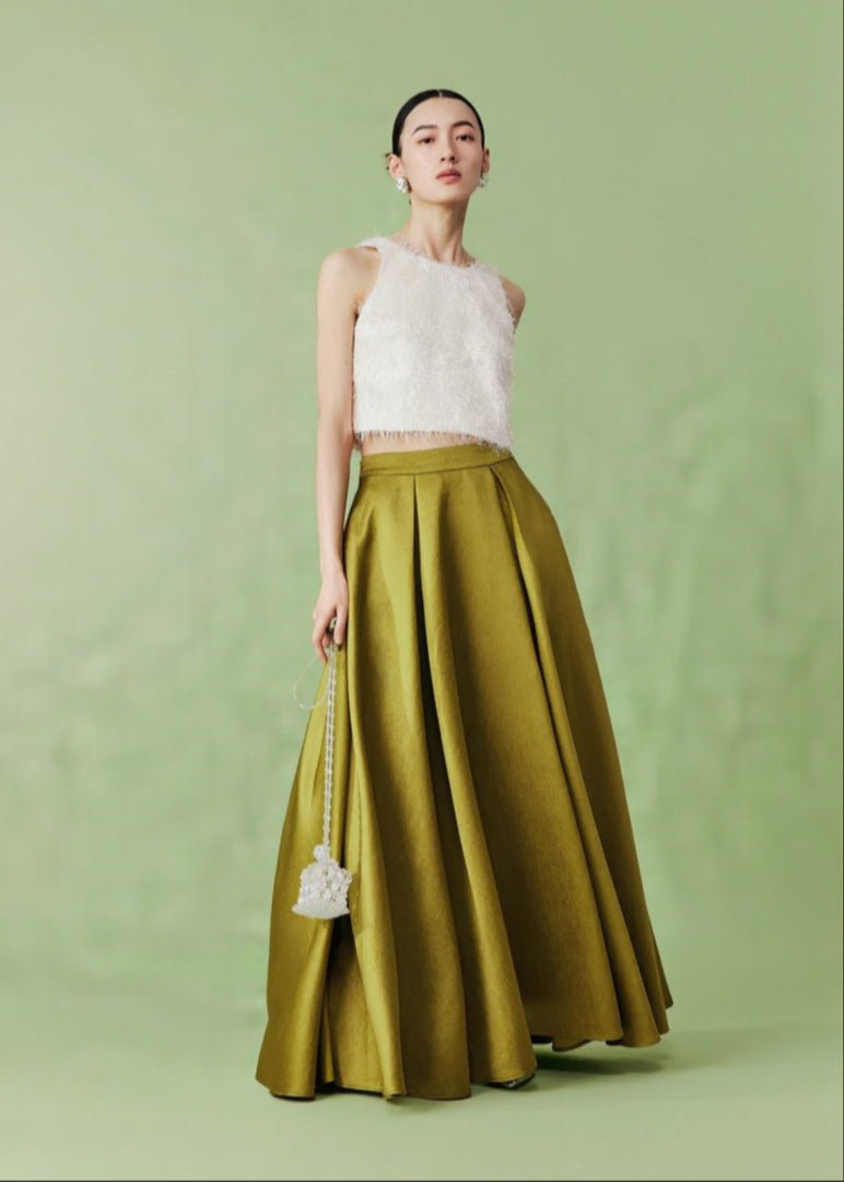 French satin skirt & tops - Vera Lumina