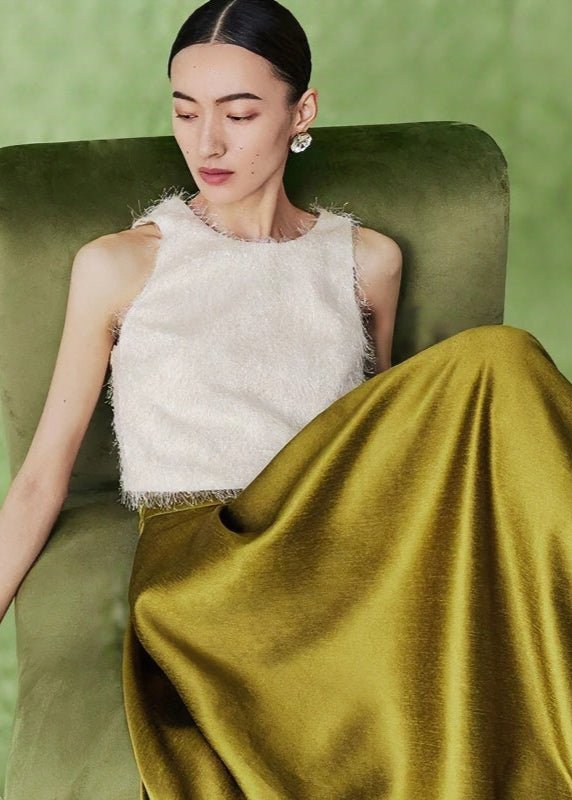 French satin skirt & tops - Vera Lumina