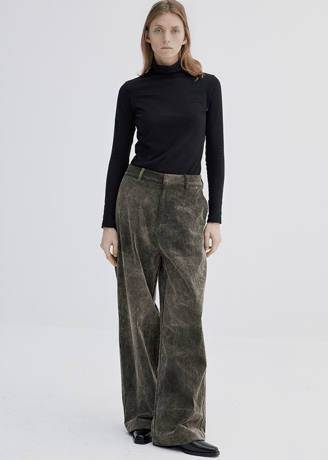 FUNNEL NECK LONG SLEEVE TEE - Vera Lumina