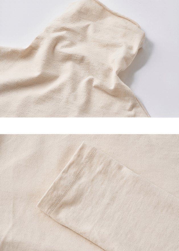 FUNNEL NECK LONG SLEEVE TEE - Vera Lumina