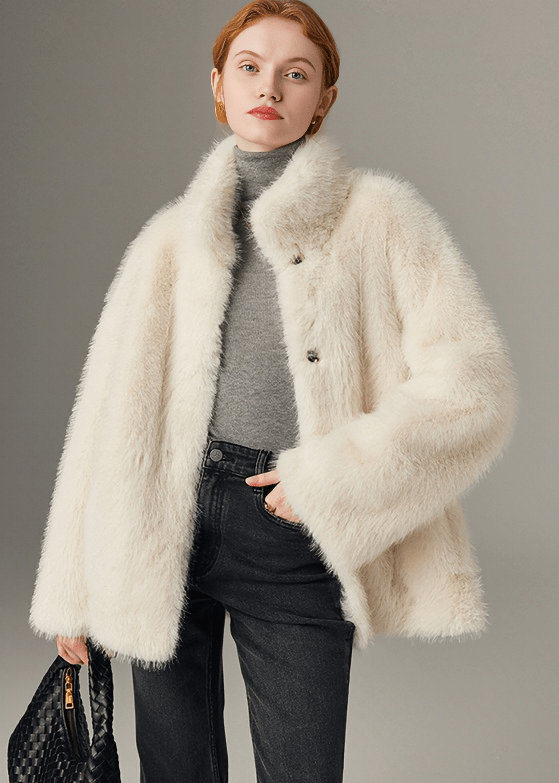 FUZZY BLOOM JACKET - Vera Lumina