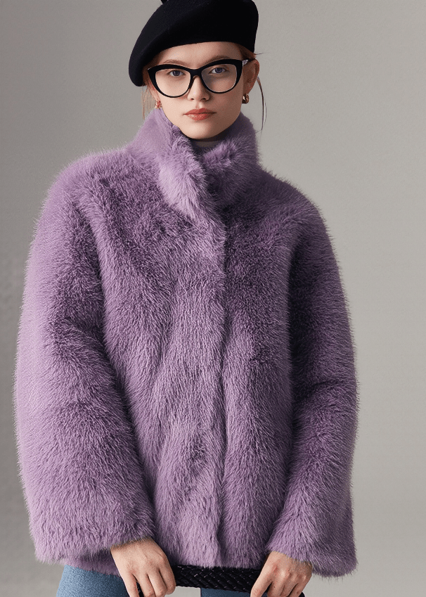 FUZZY BLOOM JACKET - Vera Lumina