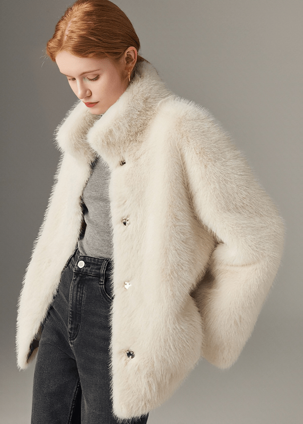 FUZZY BLOOM JACKET - Vera Lumina