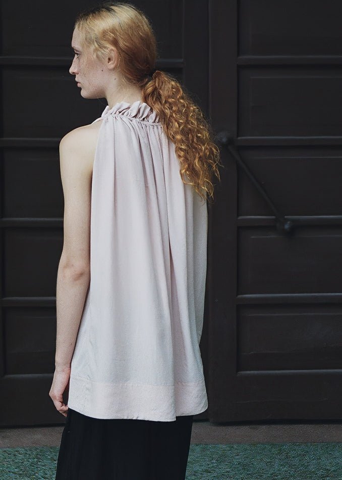 GATHERED HALTER DRAPE TOP - Vera Lumina