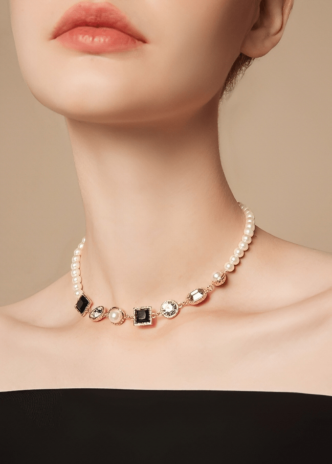 GEOMETRIC ARCADIA CHOKER NECKLACE - Vera Lumina