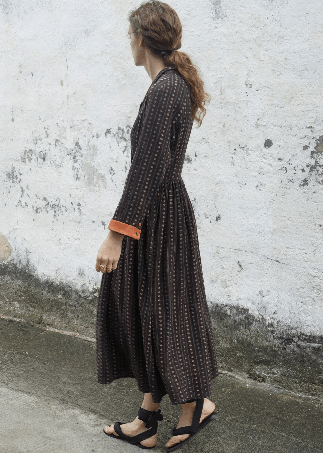 GEOMETRIC MIDI DRESS - Vera Lumina