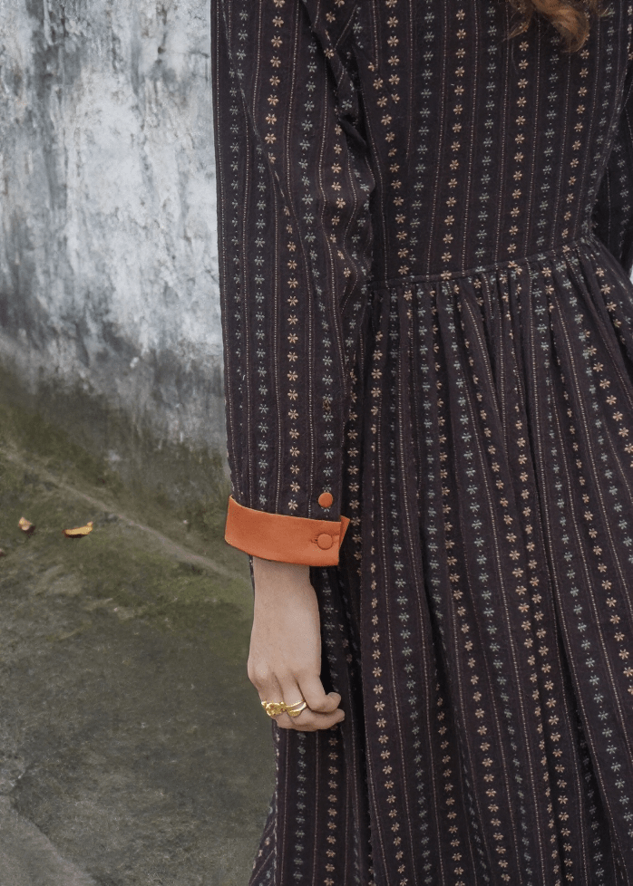 GEOMETRIC MIDI DRESS - Vera Lumina