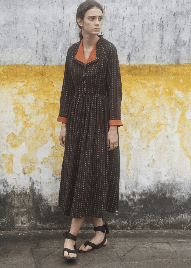 GEOMETRIC MIDI DRESS - Vera Lumina