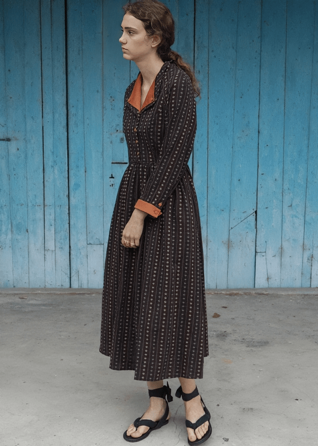 GEOMETRIC MIDI DRESS - Vera Lumina
