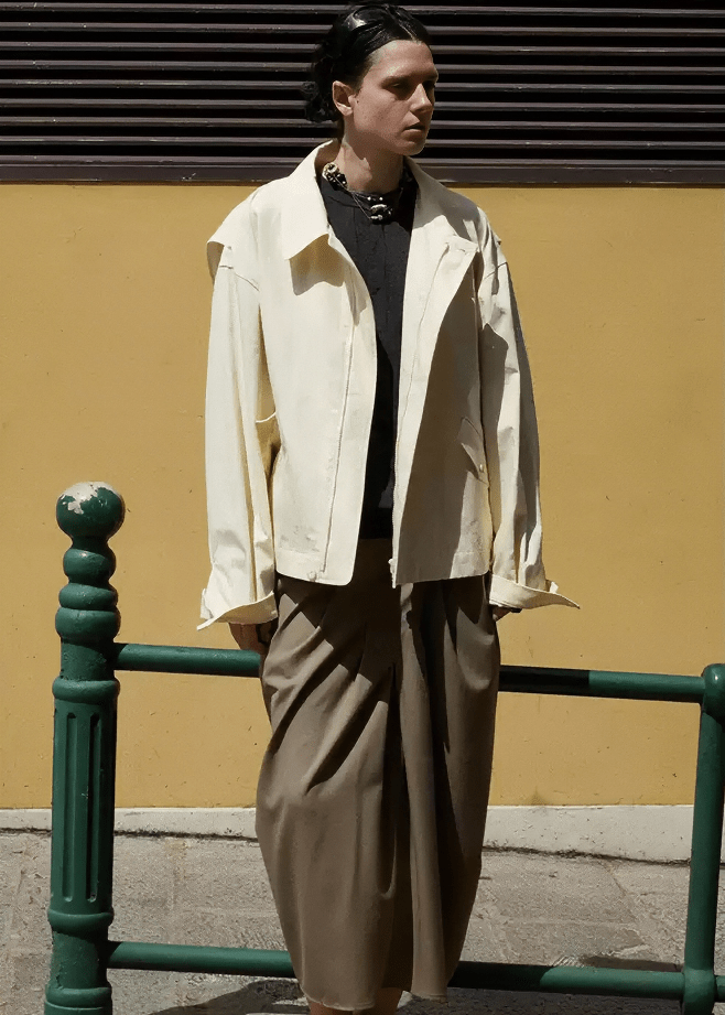 GEOMETRIC UTILITY JACKET - Vera Lumina