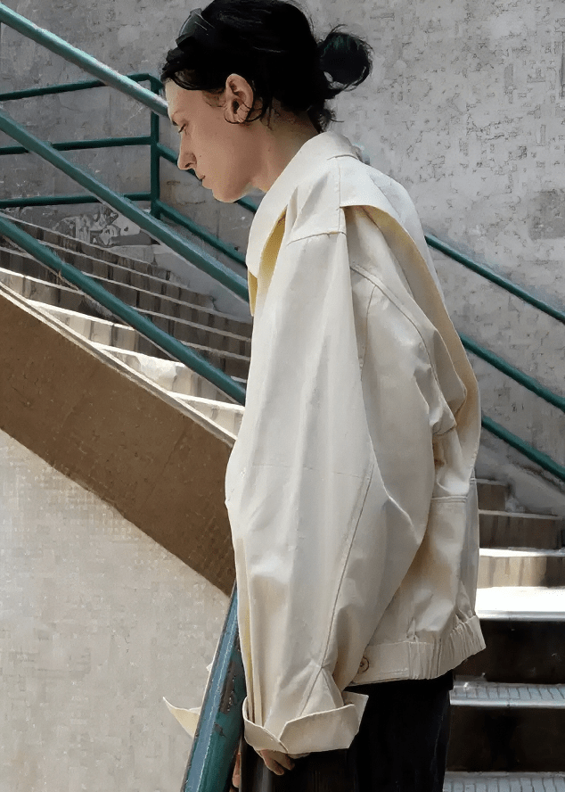 GEOMETRIC UTILITY JACKET - Vera Lumina