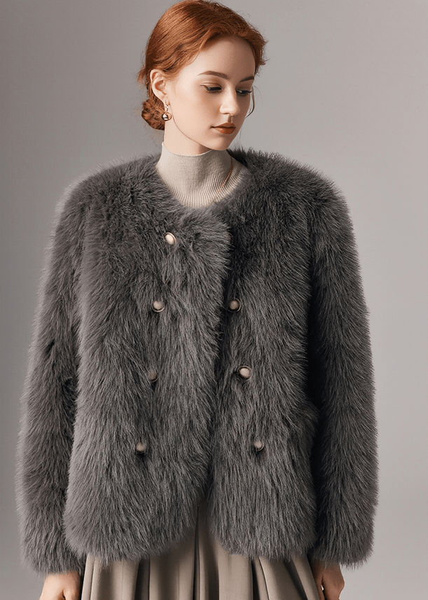 GOSSAMER FUR JACKET - Vera Lumina