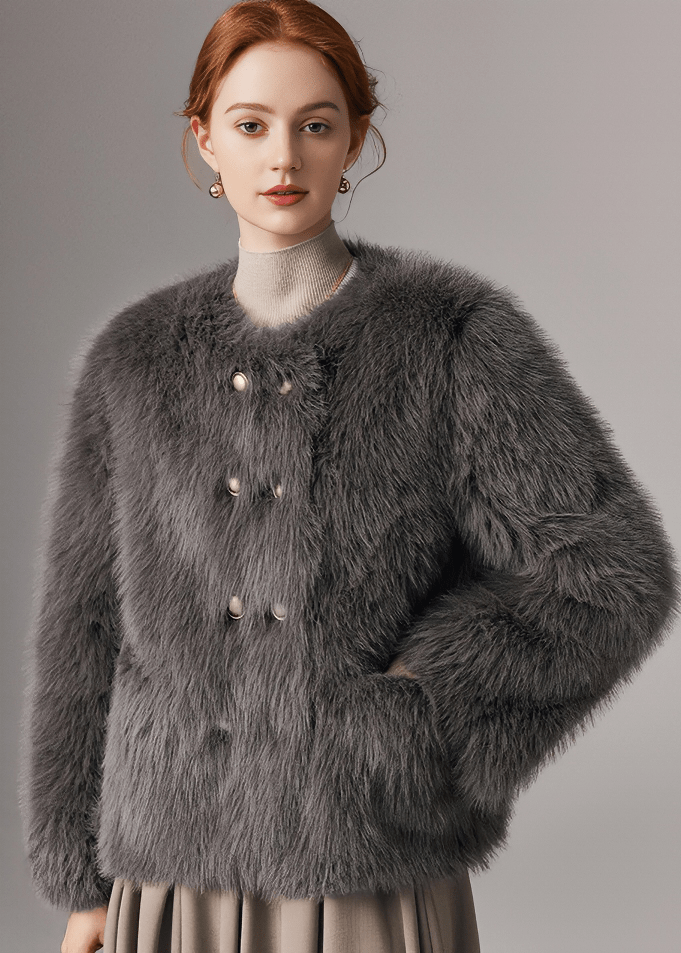 GOSSAMER FUR JACKET - Vera Lumina