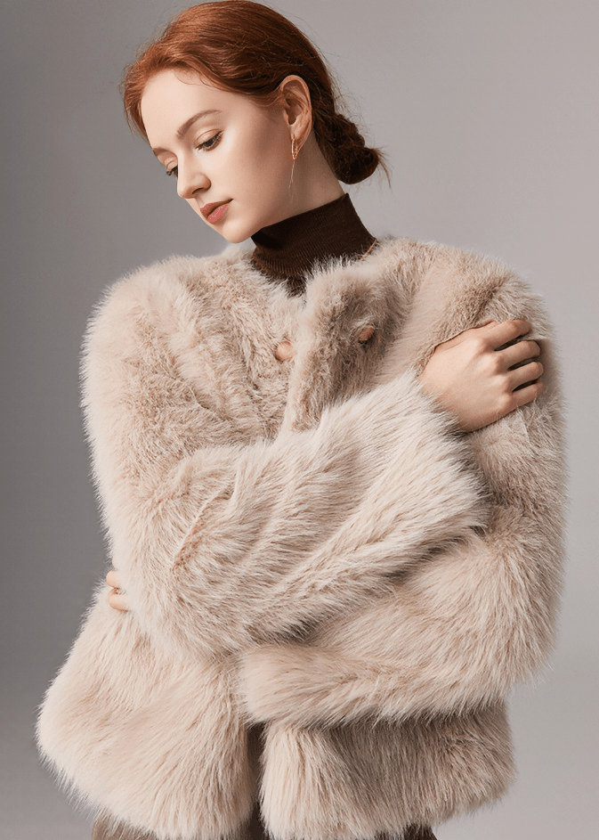 GOSSAMER FUR JACKET - Vera Lumina