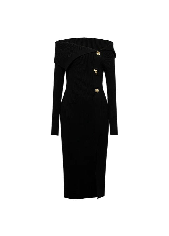gun rose knit dress - Vera Lumina