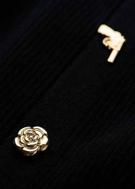 gun rose knit dress - Vera Lumina