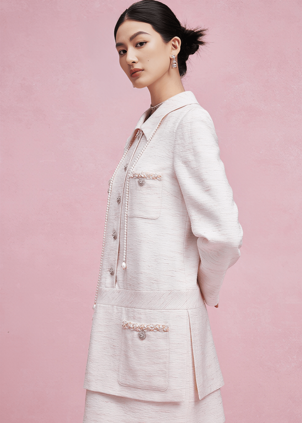 HAUTE POCKET TWEED JACKET - Vera Lumina