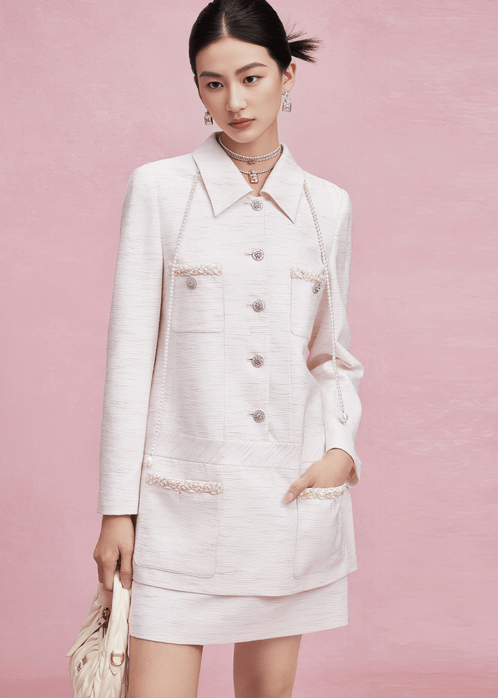 HAUTE POCKET TWEED JACKET - Vera Lumina