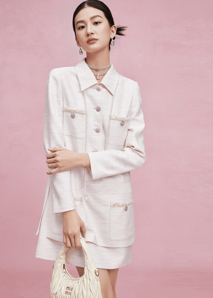 HAUTE POCKET TWEED JACKET - Vera Lumina