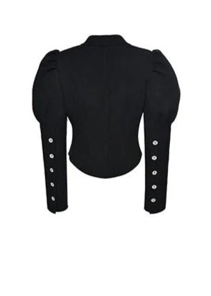 heart lock woolen short coat - Vera Lumina