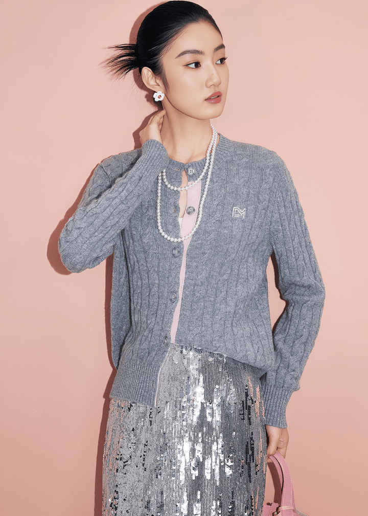 HEIRLOOM BRAID CARDIGAN - Vera Lumina