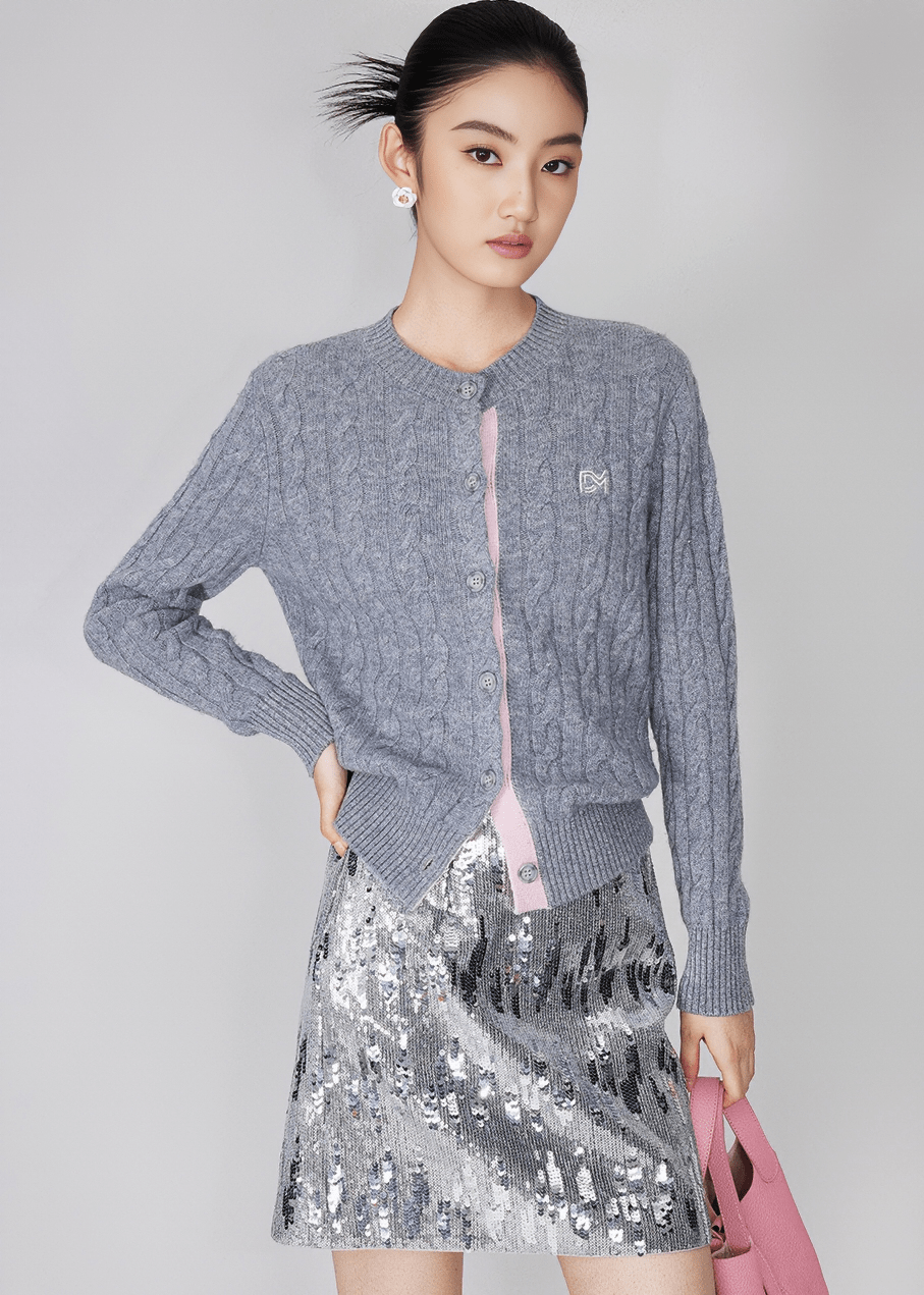HEIRLOOM BRAID CARDIGAN - Vera Lumina