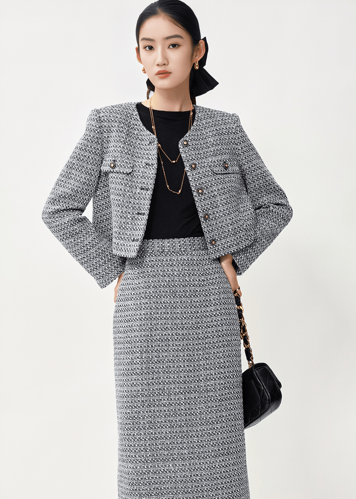 HERITAGE BOUCLE JACKET - Vera Lumina
